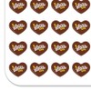 Willy Wonka and The Chocolate Factory Wonka Bar Logo Heart