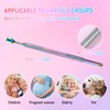 Dual Ended Cuticle Remover,Pre-Treatment Cuticle Pusher with 100#/240# Grit Sandpaper