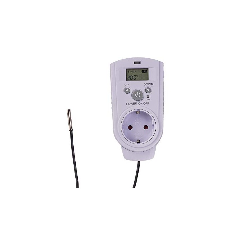 edi-tronic Universal Thermostat LCD Display Digital Temperature Switch Heating Cooling