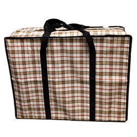 Extra Strong Checkered Design Laundry Storage Bag – Durable and Spacious Storage Solution – Size 45x55x8cm (JR4)