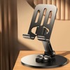 Stress-Relief Metal Phone Stand with 360° Rotation Accessories Mobile -