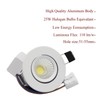 ZDPCYT Recessed Downlight 110V Dimmable 3WCOB CRI80 Spotlight Lamp Daylight