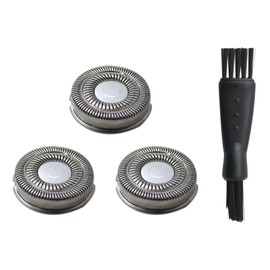Zafina-UP Lasting 3pcs Replacement Shaver Head Blade for Mens Rotary Shaver SW-BC09 SW-S7105 Waterproof and Easy Shave