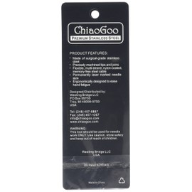 Red Circular Knitting Needles 9"-Size 1/2.25mm