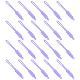 PATIKIL Replacement Zipper Pull Rope, 40 Pieces Nylon Zipper Pull Handle Slider Helper Extension Fixer for Luggage, Tent, Backpack, Handbag, Purse, Purple, pink