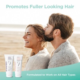 Shapiro MD Hair Revitalizing Shampoo and Leave-in Conditioner Set for Men and Women | Thickening Shampoo and Leave-in Conditioner Set for Visibly Fuller Looking Hair (1 Month Supply)