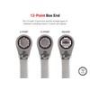 TEKTON 17 mm Reversible 12-Point Ratcheting Combination Wrench | WRC23417