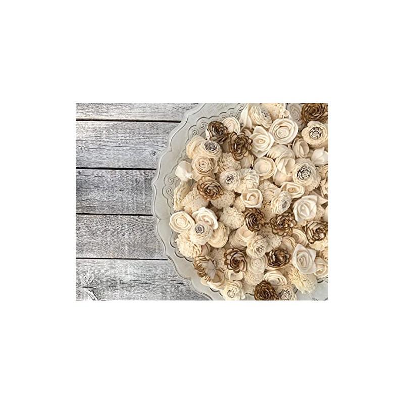 Mini Sola Wood Flowers Random Assortment - 50 Pack