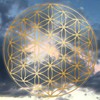atalantes spirit Flower of Life Stickers 3 cm, Pack of