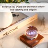 IFOLAINA LED Wood Light Base for Crystal Glass Art Crystal