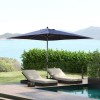 Domi Outdoor Living 11.32'×5.69' Patio Umbrella w/Push Button Tilt &Crank
