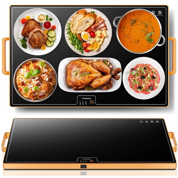 Food Warming Mat (XL 24"x16"), Food Warmers for Parties Buffet