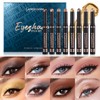 LANGMANNI 8 PCS Soft Smooth Cream Eyeshadow Stick Gift Set,Matte