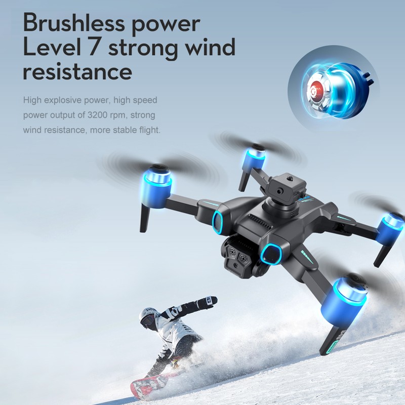 Remote Control Drone with Camera 6K Dual Camera Foldable Drone