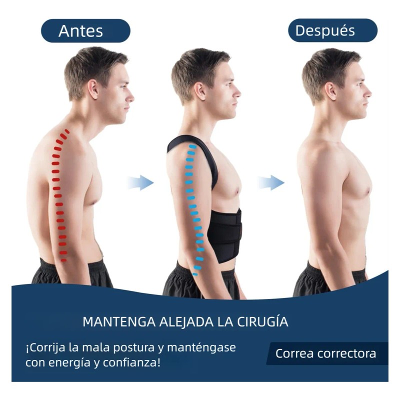 Faja Ortopdica Correctora De Postura Unisex Calidad
