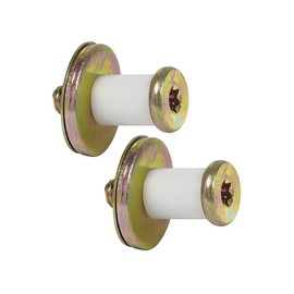 Auto Krafters Compatible/Replacement For Door Striker Plate Bolts Pair 1972-79 Ranchero, Torino, F-Series Pickup Truck 100 250 350 1972-73 Mustang (EBD2AZ-6522008PR)