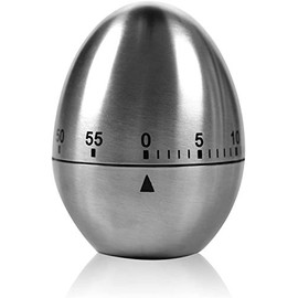 Vita Perfect Mechanical Kitchen Timer - Stainless Steel (6 x 7 cm)