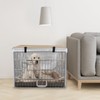 OUUTMEE Beige Dog Crate Cover, Waterproof Dog Crate Cover for