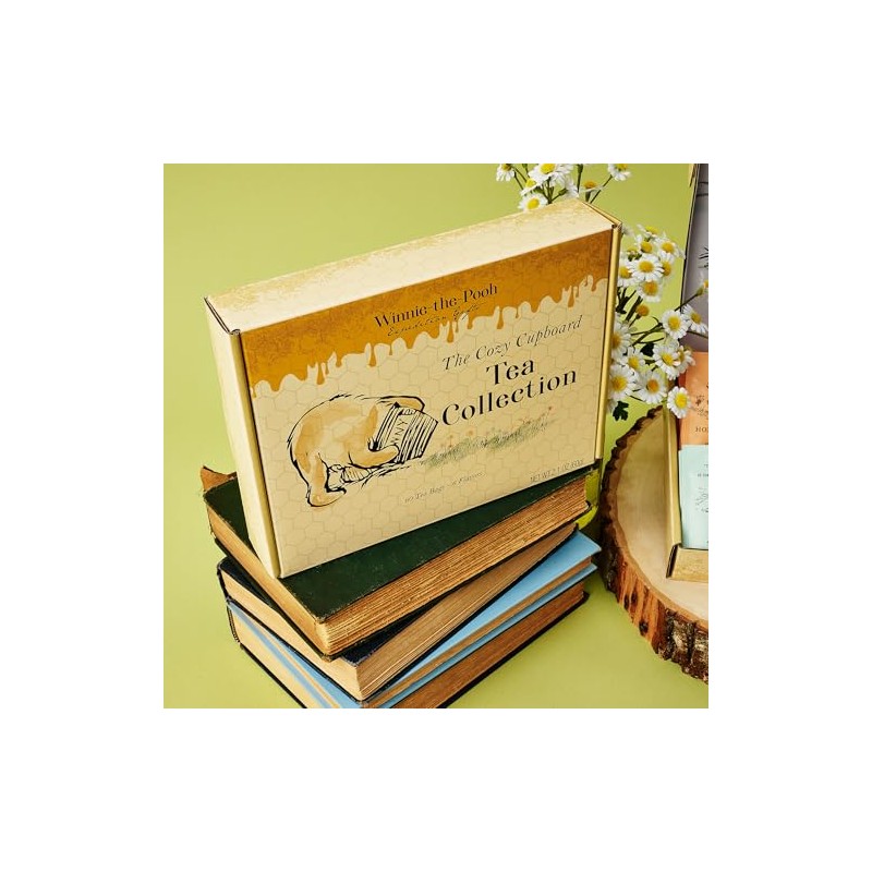 Thoughtfully, Classic Winnie-the Pooh Tea Collection Gift Set, Includes 60