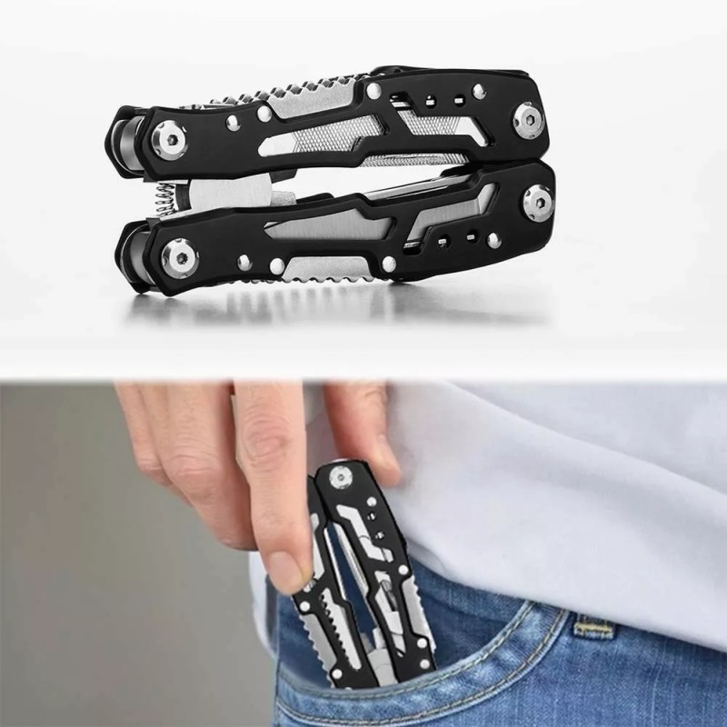 Burkey Navajas Multiherramien Acero Inoxidable Camping Pesca Hogar