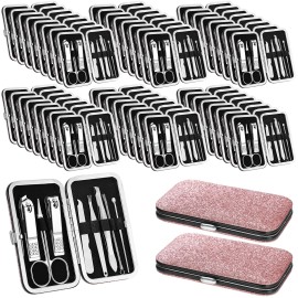 Geosar 50 Set Travel Manicure Kit Nail Clippers Pedicure Professional Nail Care Tool...