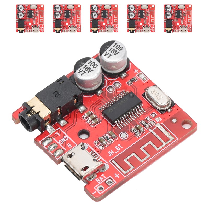 5PCS DIY Bluetooth 5.0 Receiver Board Lossless Decoder Board Wireless