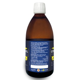 Promise Cod Liver Oil, 100% Tested for Purity, Potency and Freshness, EPA 360mg | DHA 400mg 4500 IU Vit A | 450 IU Vit D3, Made in Canada (500ml)