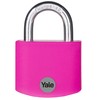 Yale - YE3B/38/119/1/P Standardsicherheit 38 mm Aluminium Vorhängeschloss - Pink