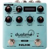 NUX Duotime Stereo Delay Pedal Bundle with Silver Snark Tuner