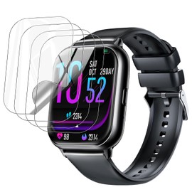 (Set of 4) Smart Watch 1.83 / 1.85 / 1.9 / 1.91 / 1.96 / 2.0 inch Protective Film High Transmittance, Bubble Automatic Disappearing in 24 Hours, Made of TPU, Smart Watch Protective Film, Anti-Scratch