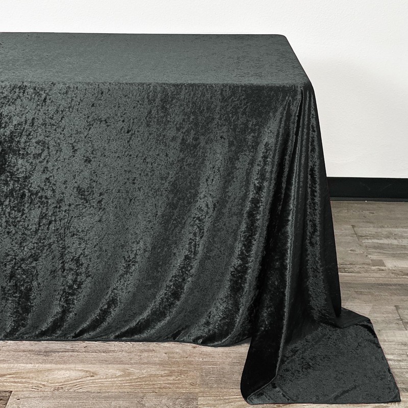 YOUR CHAIR COVERS - 90 x 156 Inch Rectangular Crushed