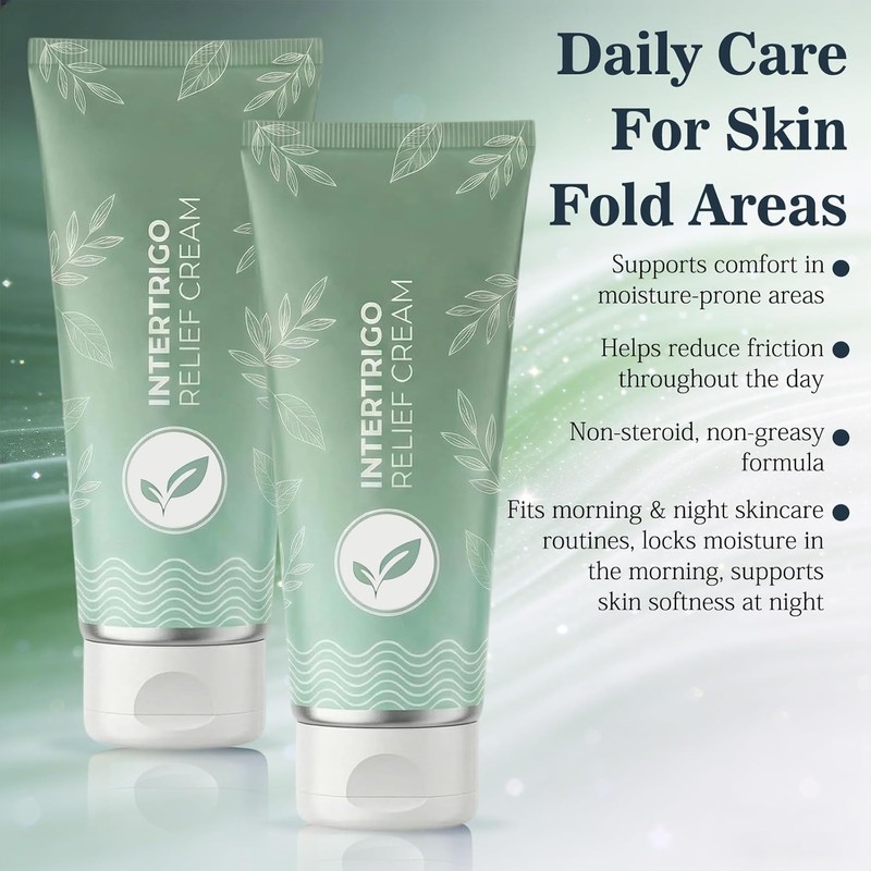LHBMET 2PCS Intertrigo Cream,Skin Fold Care & Chafing Support Cream