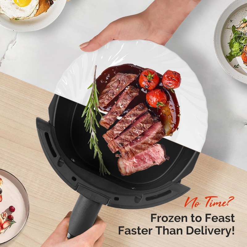MIRASTON 2.8QT Digital Air Fryer, Space-Saving Mini Personal Air Fryers,