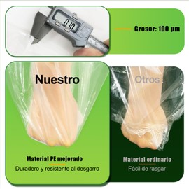 2 x 3 m Waterproof Clear Tarpaulin with Eyelets, 0.1 mm Multifunctional Transparent Plastic Tarpaulin, Weatherproof Foldable PE Tarp, for Outdoor Spaces, Gazebo, Balconies, Greenhouses & Pet Cage