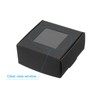 PATIKIL 2.6"x2.6"x1.2" Paper Soap Box with Window, 40 Pack Homemade
