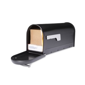 Architectural Mailboxes 8950B-10 Chadwick Postmount Mailbox, Large, Black