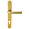 Birmingham Hoppe Gold Pair Handle 92PZ or 92mm Sprung Lever