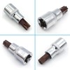 Juttzzei 2PCS Torx Bit Socket, 1/2" Drive, T55 Torx, S2