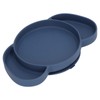 Kids Divided Plates Safe Silicone Foldable Prevent Slipping Toddler Suction