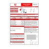 DICA, Sistema DICA Dual para W.C., Acabado Blanco y Rojo,