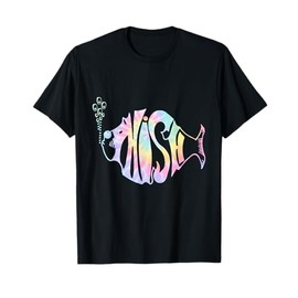 Colorful Phish-Jam, Tie-Dye Tee For Fisherman, Fish Graphic T-Shirt