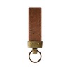LIGA Dark Cork Keychain Ring, Loop Keychain Ring Holder, Universal