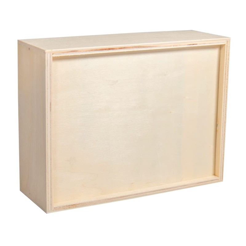 Rayher Wooden Chest, 15x20x7cm, 4 Drawers, Wood Brown, 20 x