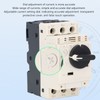 Motor Protection Circuit Breaker 4‑6.3A Knob Type Thermomagnetic Switch 35mm