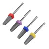 4pcs Nail Drill Bits Tungsten Carbide Acrylic Nails Gel Polish