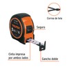 Truper FCG-5M, Flexómetro compacto contra impactos 5 m cinta 19
