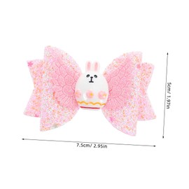 VICASKY Sparkly Bunny Hair Clips for Girls Adorable Sequin Bow Hairpins for Easter Parties Birthdays and School Events Cute and Durable Accessories for Boy Girl