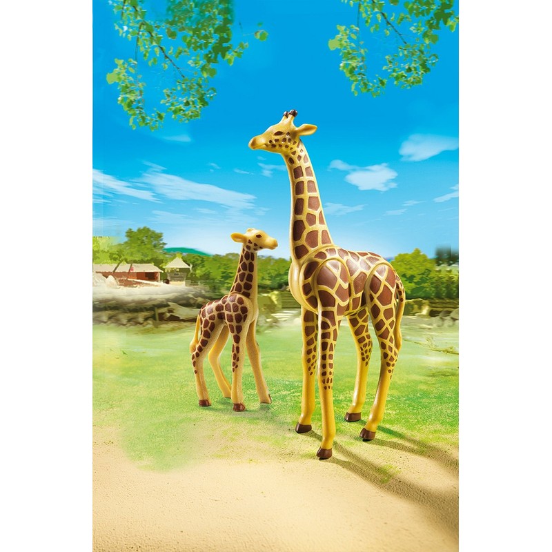 Playmobil Giraffe with Calf Building Kit
