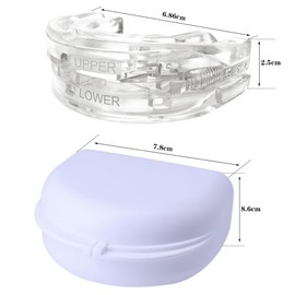 Schnarchstopper Anti Schnarch, Schnarchstopper Aufbissschienen, Effektiv Schnarchschiene, antischnarchschiene, Einstellbare Schnarchschiene für die Nacht, Anti Schnarch Mundstück für alle Mundtypen
