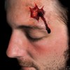 Epic Armoury MW-130046 Shot and Stabbed Temporary Tattoo Transfer, rot,